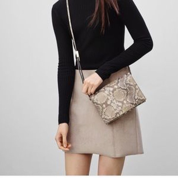 Aritzia Babaton Light&Dark Grey Hopper Skirt - Picture 3 of 5
